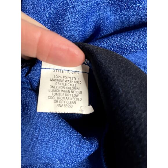 VIntage Leslie Fay cropped blazer blue SZ 10P - Picture 8 of 8